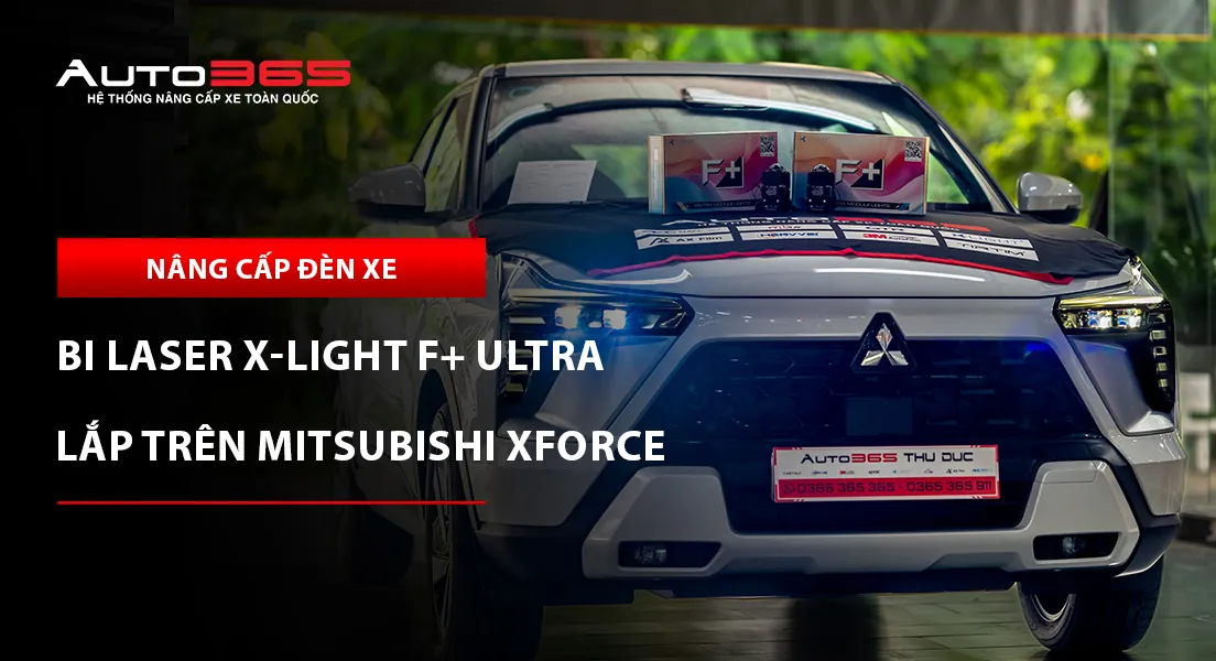 Mitsubishi Xforce 2024 Exceed lắp hai cặp X-Light F+ Ultra