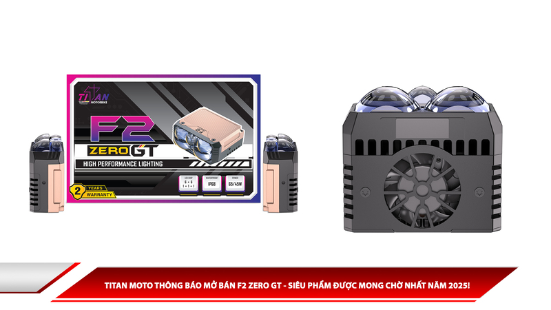 Titan Moto thông báo mở bán F2 Zero GT - Siêu phẩm được mong chờ nhất năm 2025!