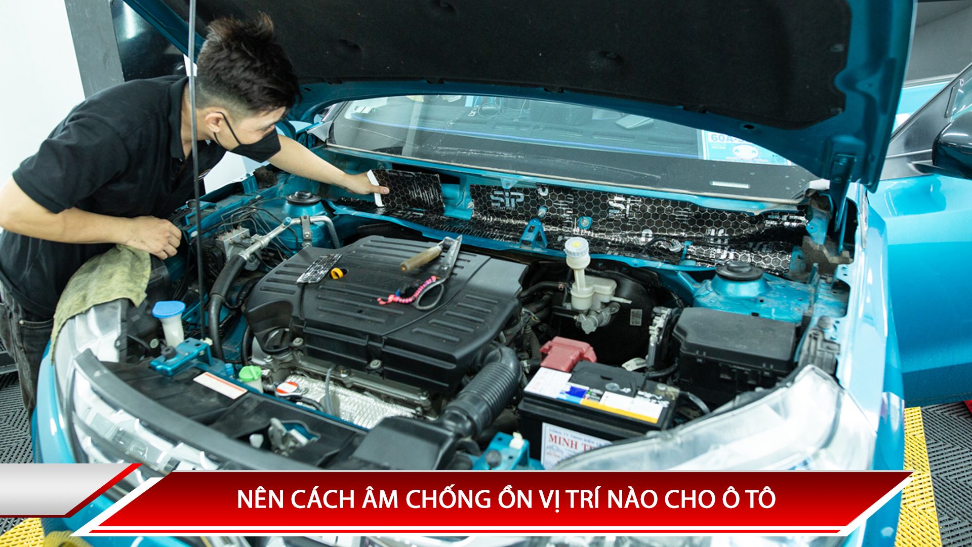 Nên cách âm chống ồn ô tô vị trí nào?