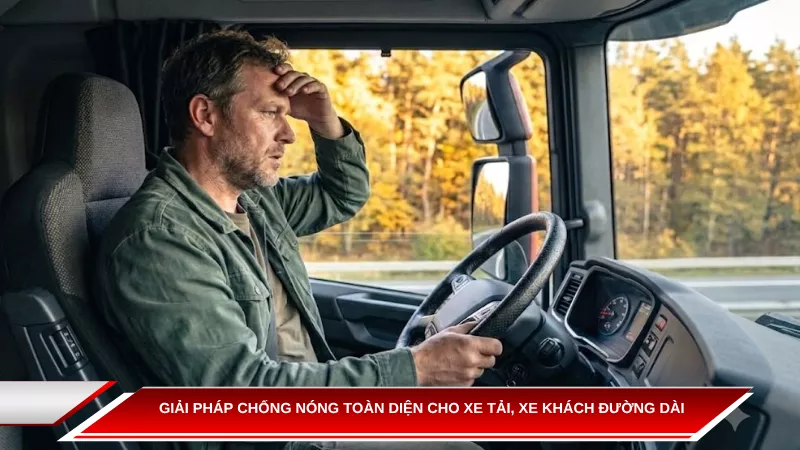 Giải pháp chống nóng toàn diện cho xe tải, xe khách đường dài
