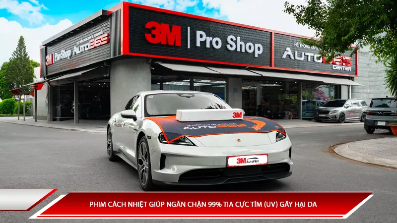 Phim cách nhiệt giúp ngăn chặn tia cực tím (UV) gây hại da