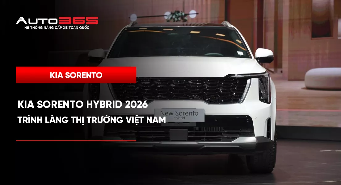 Kia Sorento Hybrid 2026 trình làng thị trường Việt Nam