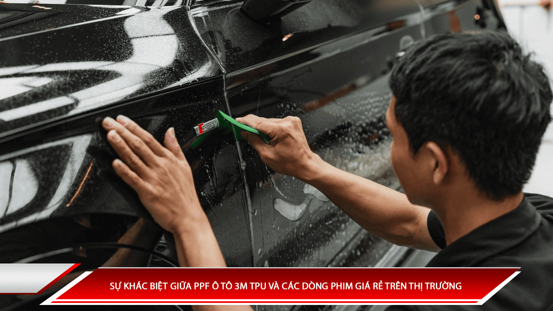 Sự khác biệt giữa PPF ô tô 3M TPU và các dòng phim giá rẻ trên thị trường
