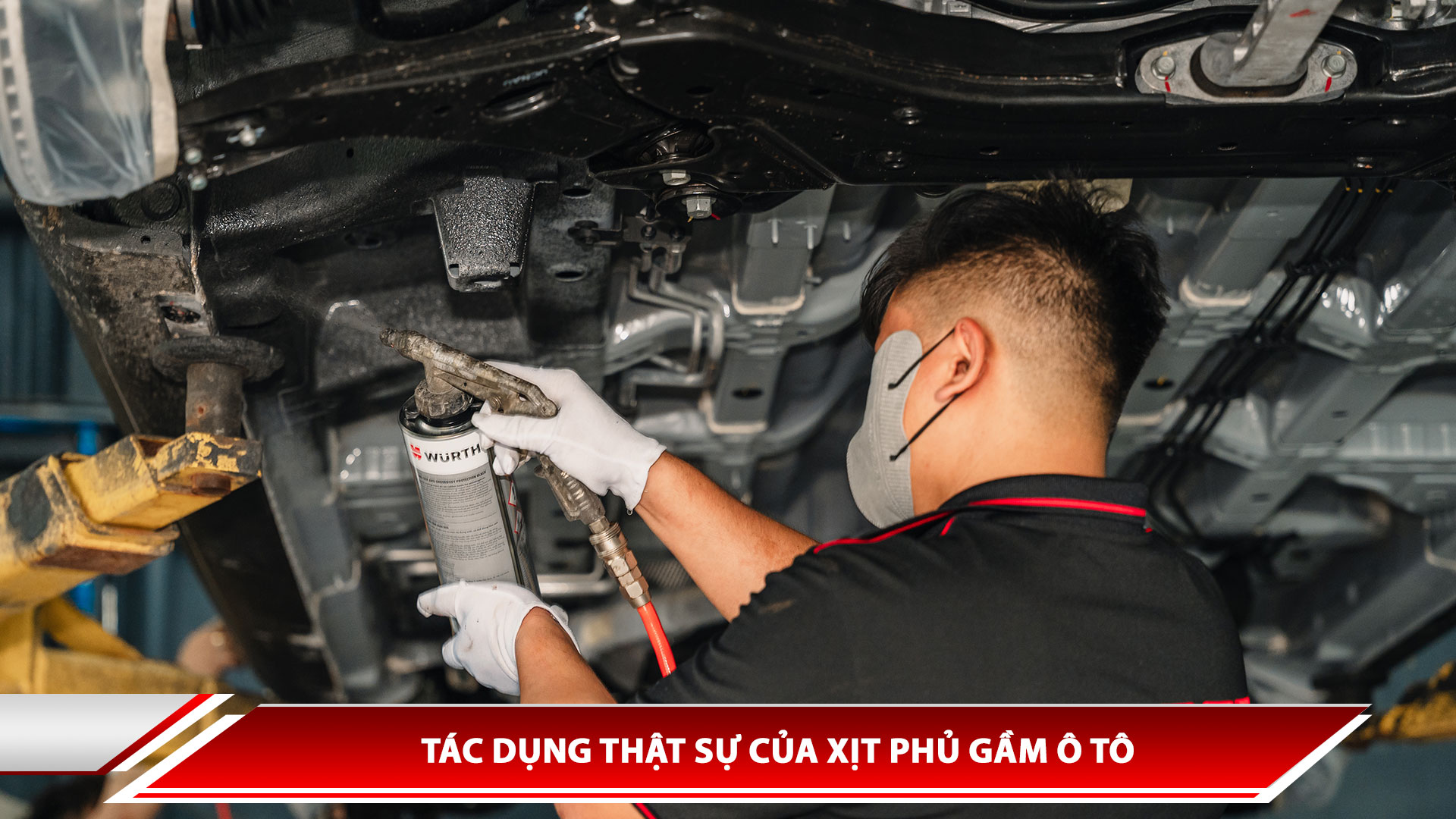 Tác dụng thật sự của xịt phủ gầm ô tô