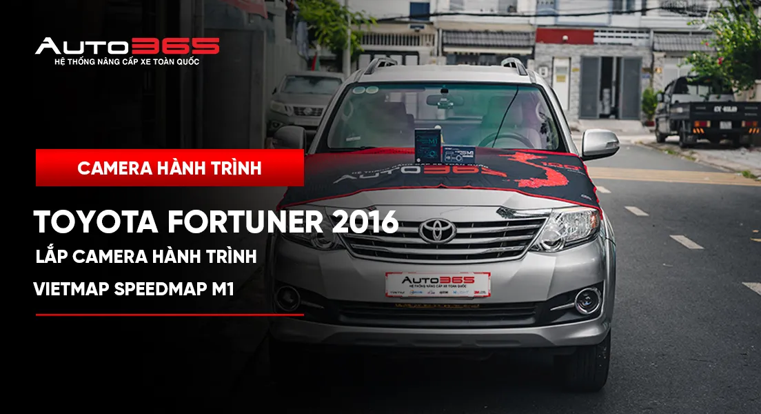 Toyota Fortuner 2016 lắp Vietmap SpeedMap M1 | Auto365 