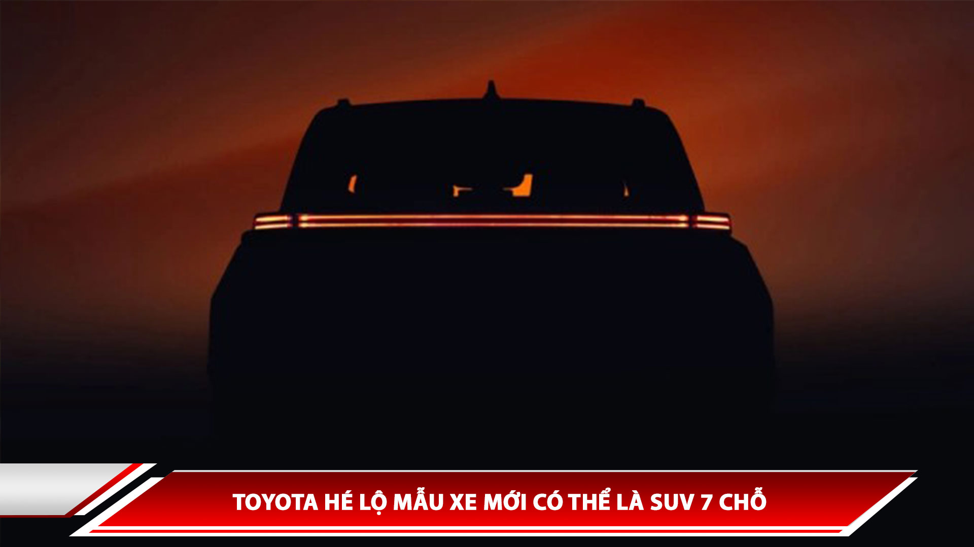 Toyota hé lộ mẫu xe mới có thể là SUV 7 chỗ 