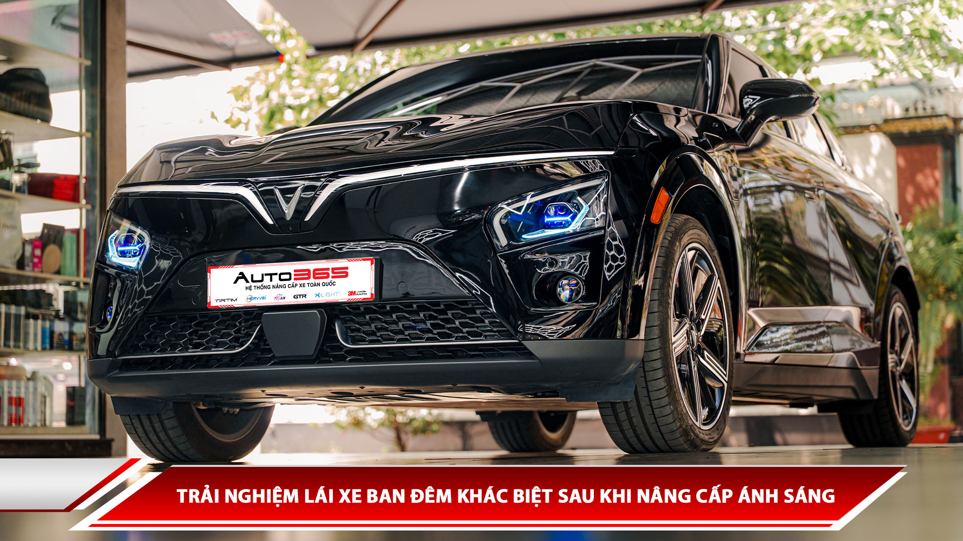 Trải nghiệm lái xe ban đêm khác biệt sau khi nâng cấp ánh sáng 