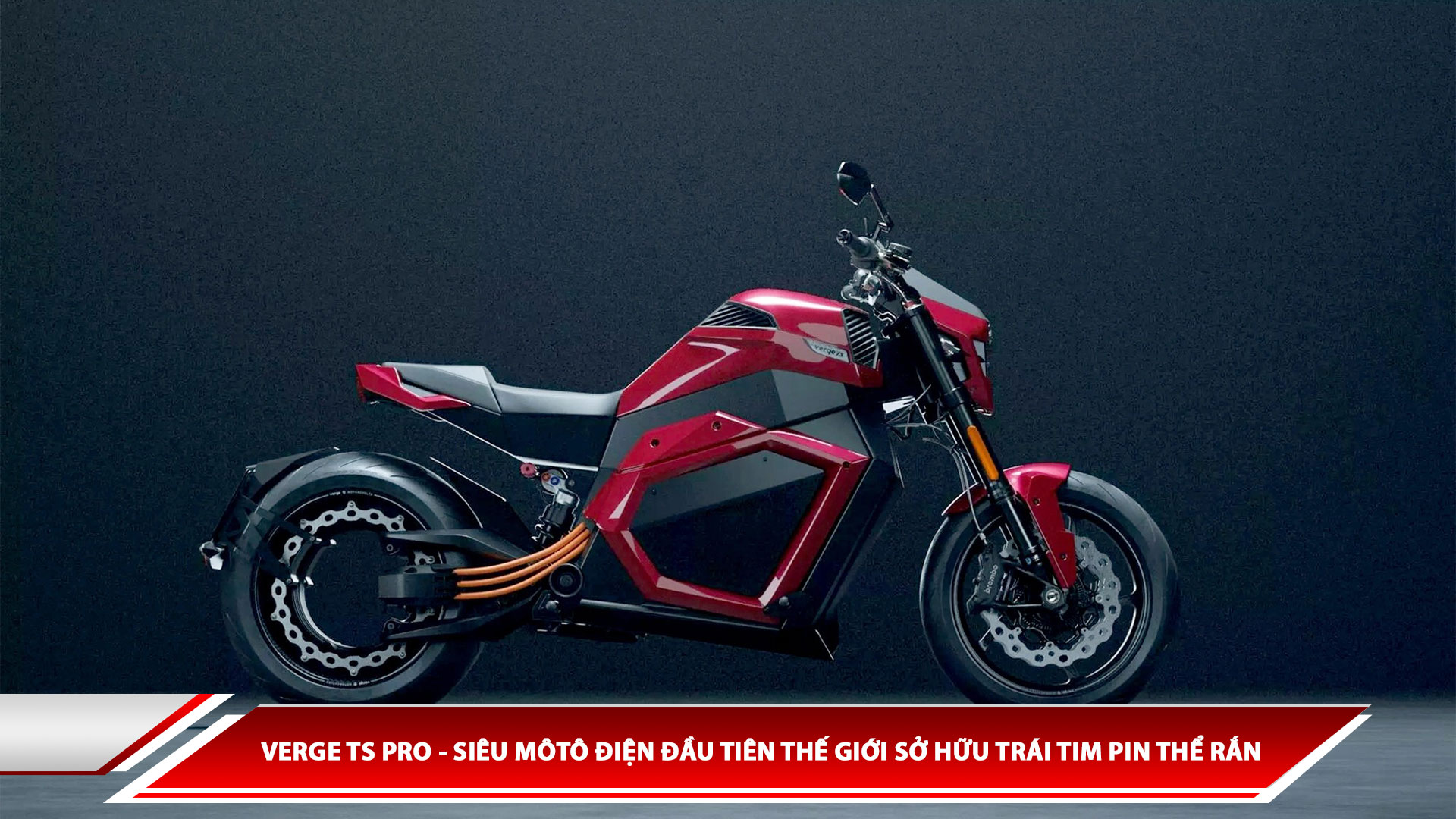 Verge TS Pro - Siêu môtô điện đầu tiên thế giới sở hữu trái tim pin thể rắn