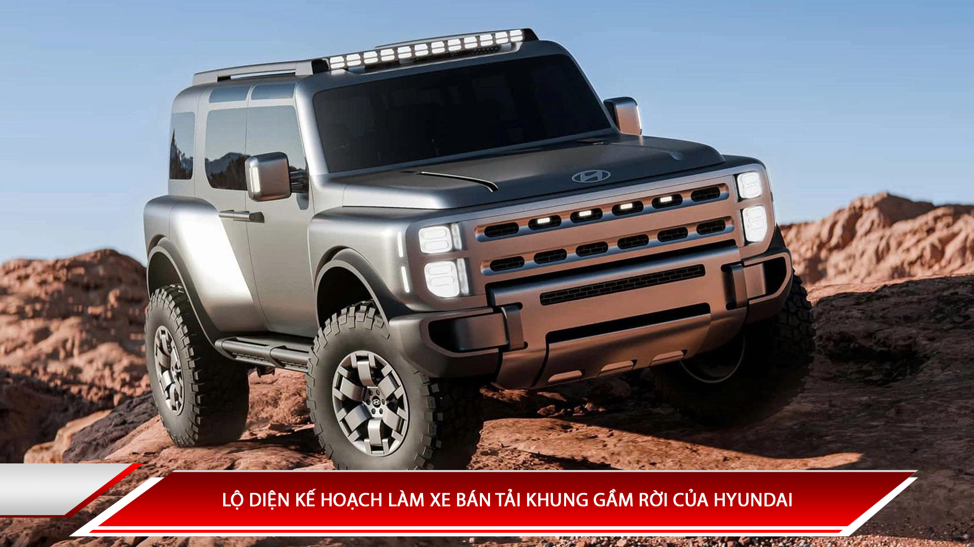 Lộ diện kế hoạch làm xe bán tải khung gầm rời của Hyundai