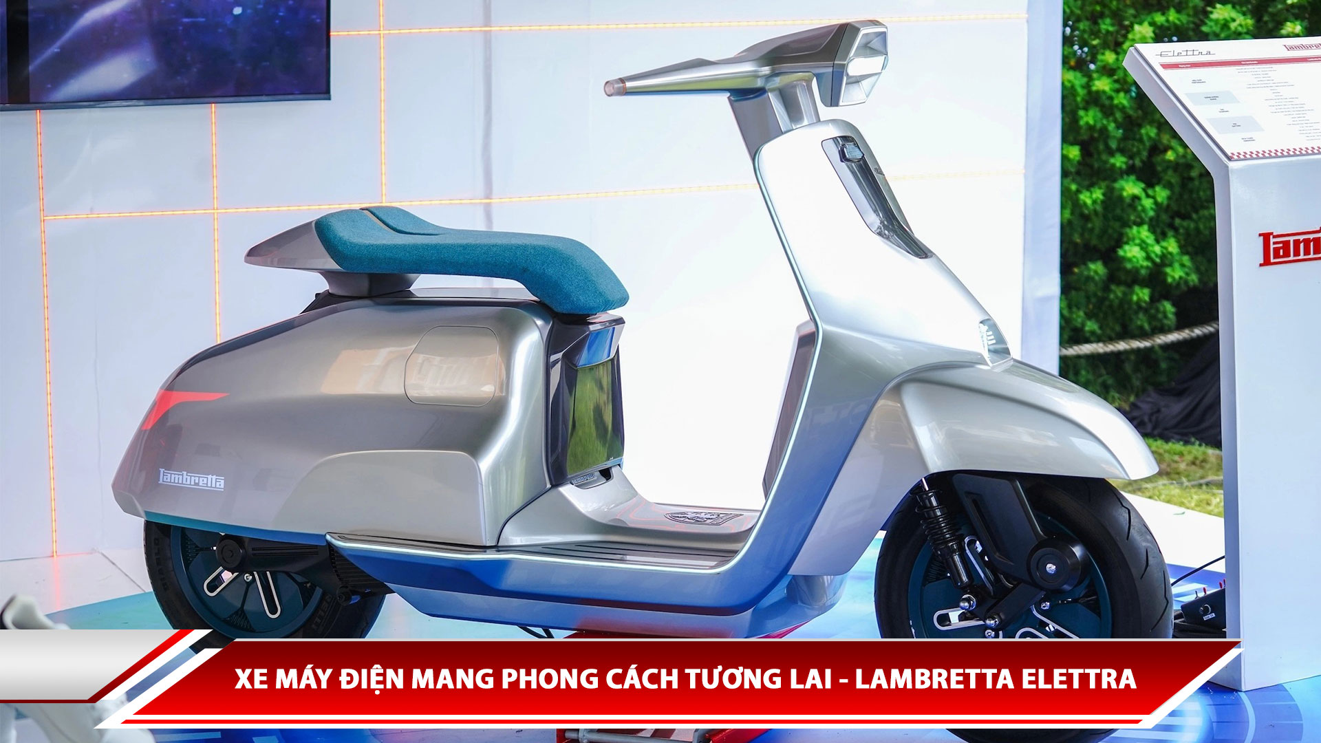 Xe máy điện mang phong cách tương lai - Lambretta Elettra 