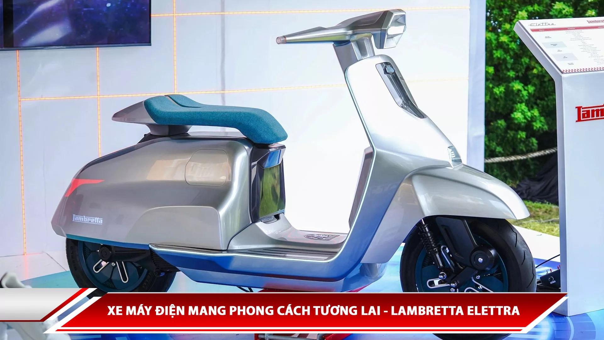 Xe máy điện mang phong cách tương lai - Lambretta Elettra 