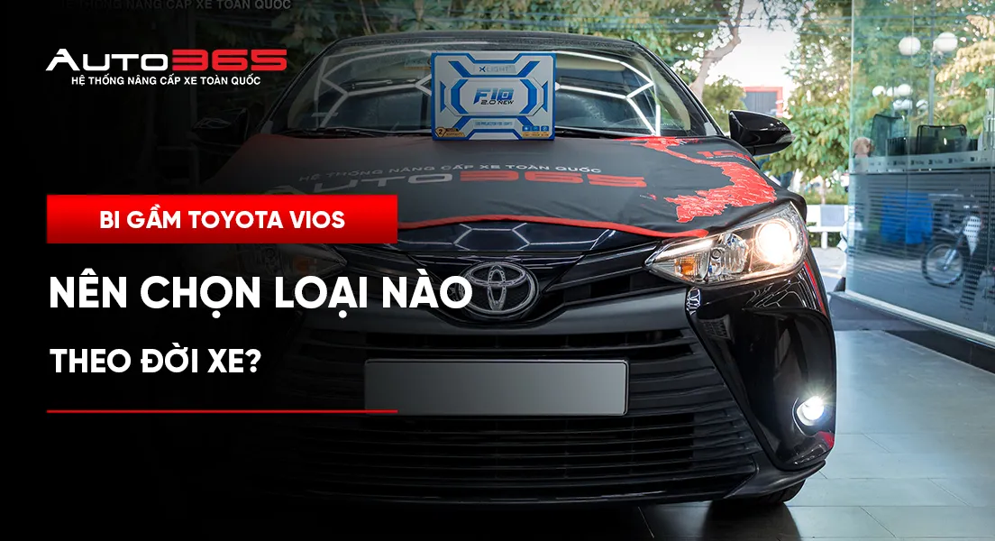 Bi gầm Toyota Vios: nên chọn loại nào theo đời xe?