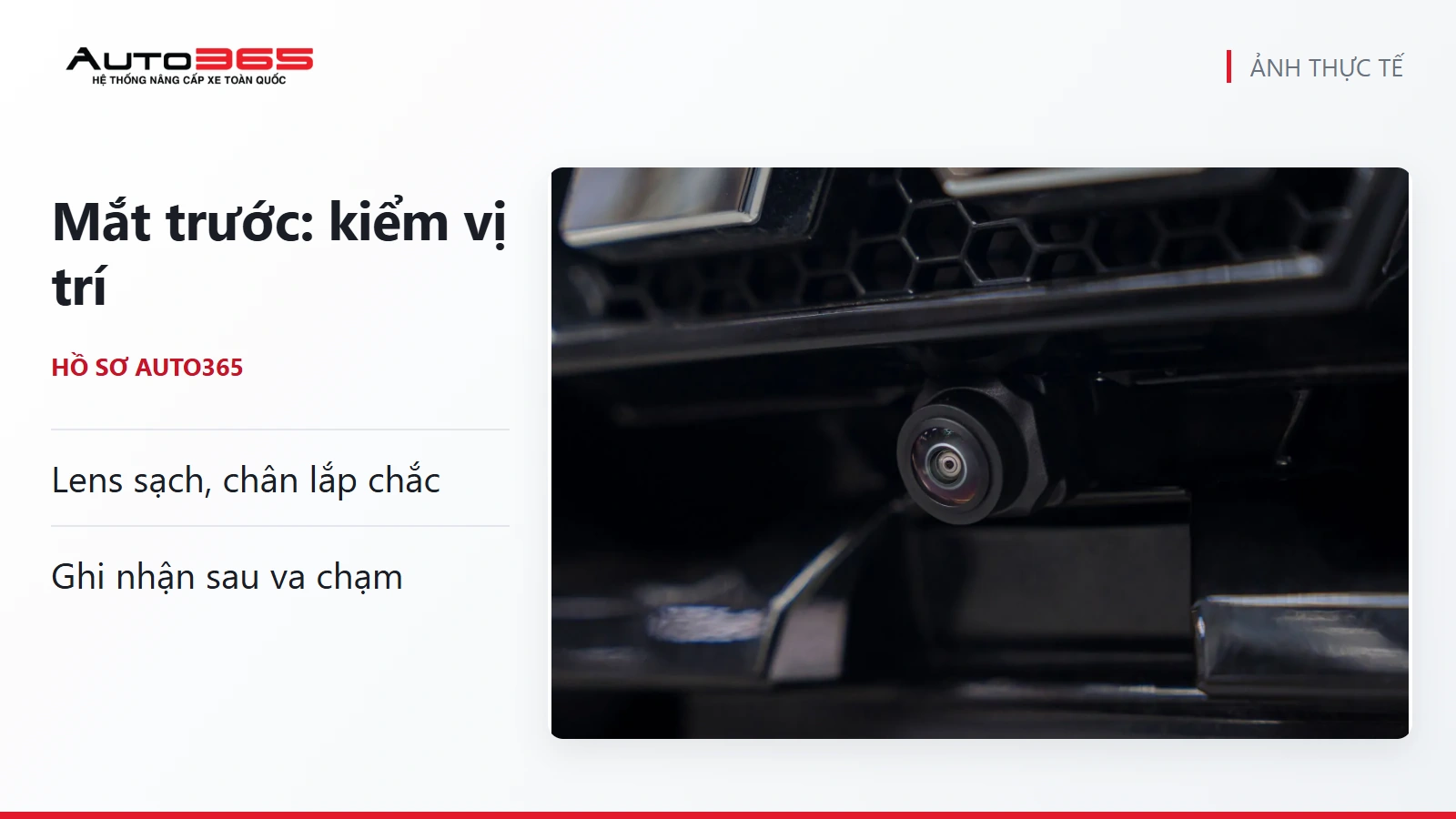 Ảnh thật mắt camera trước trên Mitsubishi Xforce trong hồ sơ Auto365