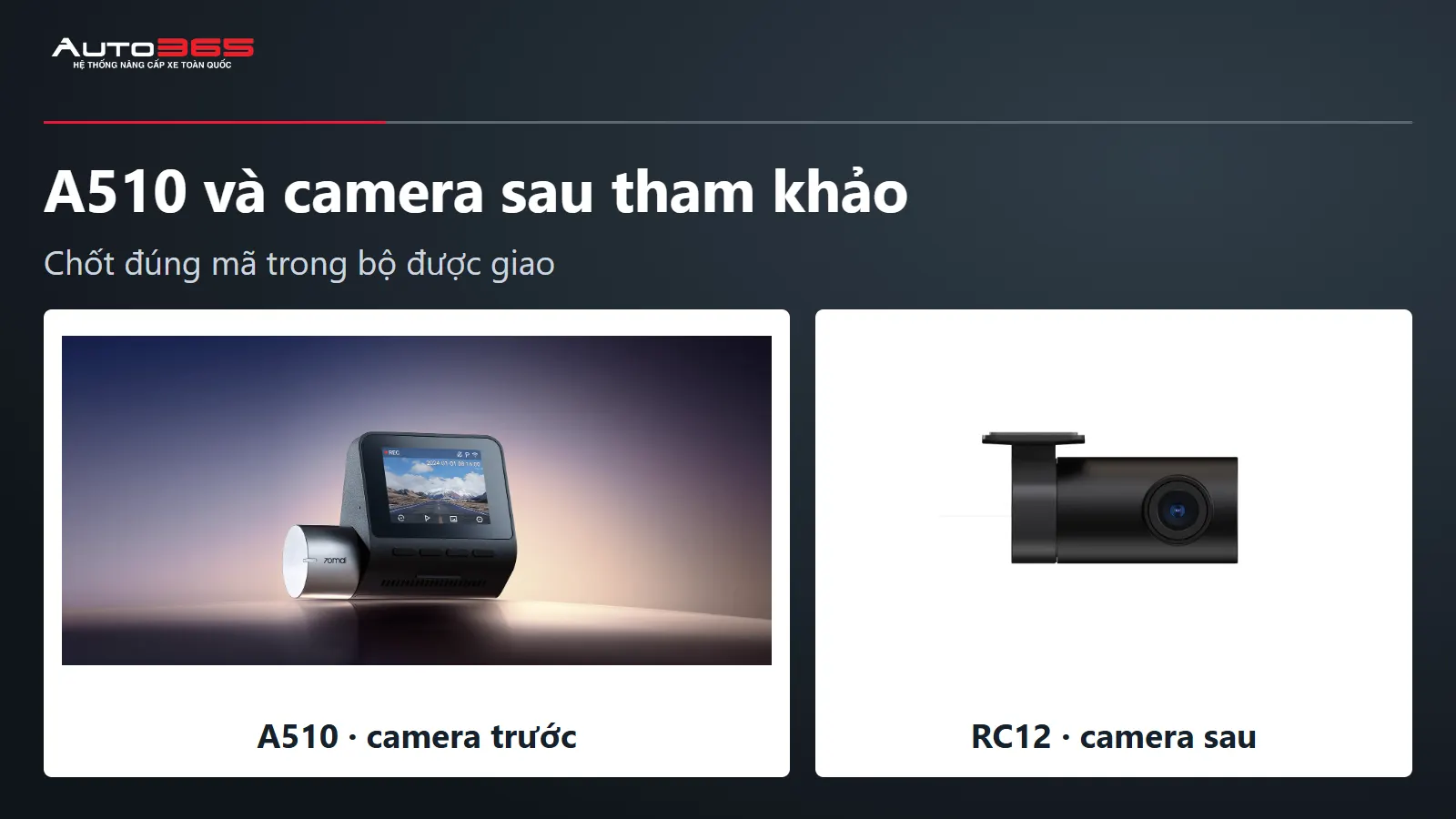 A510 và camera sau tham khảo cho BYD Sealion 5.
