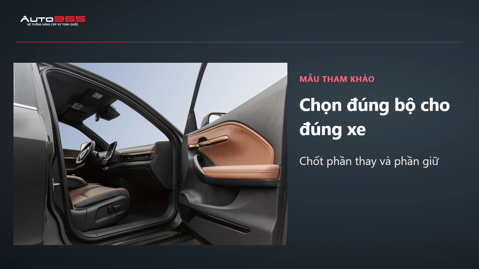 Nguồn hình cửa VF6 từ VinFast An Sương để tham chiếu bố cục trước khi chọn phương án.