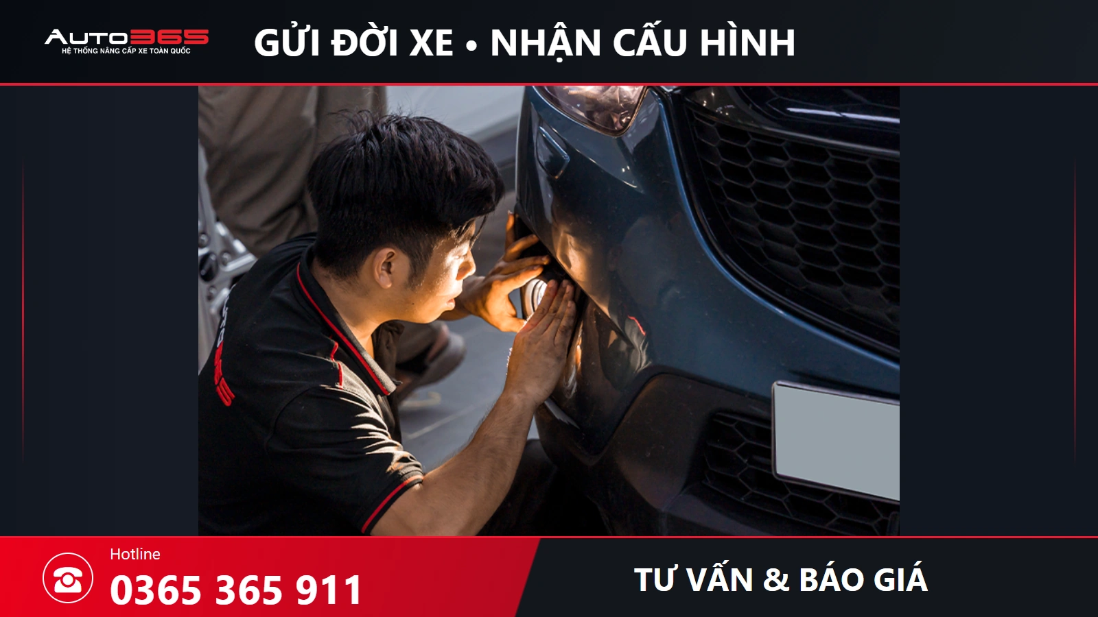 Ảnh thi công thực tế tại Auto365: gửi đời xe • nhận cấu hình trên Mazda CX-5
