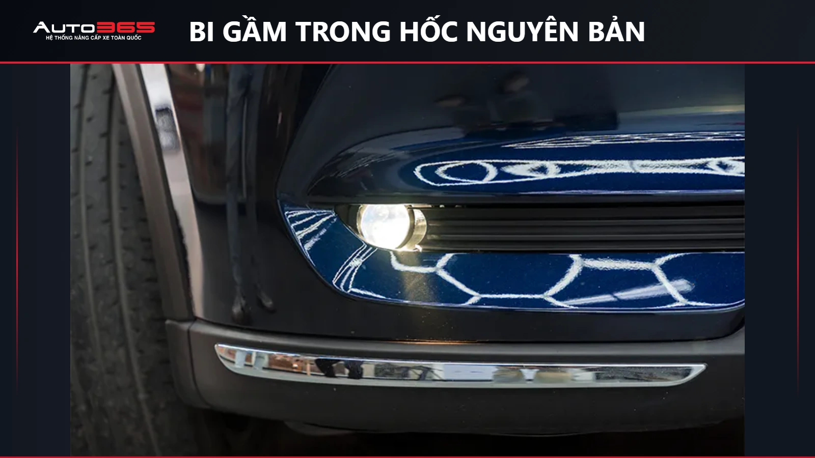 Ảnh thi công thực tế tại Auto365: bi gầm trong hốc nguyên bản trên Mazda CX-5