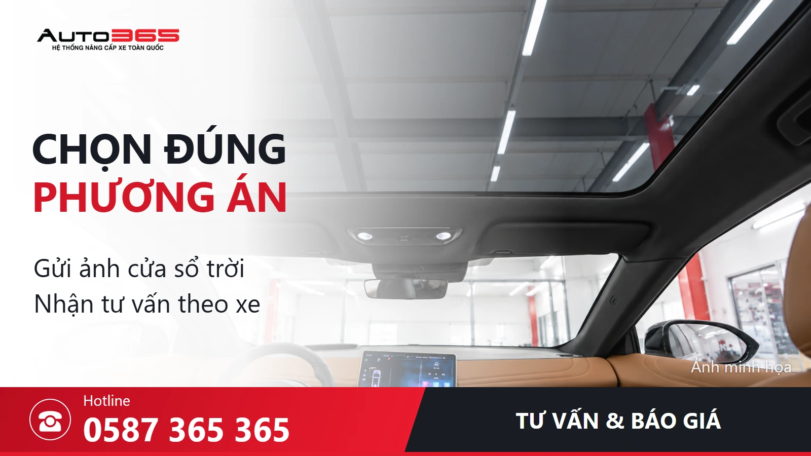 Auto365 tư vấn phim cửa sổ trời VF7 hotline 0365 365 365 với cabin mô phỏng