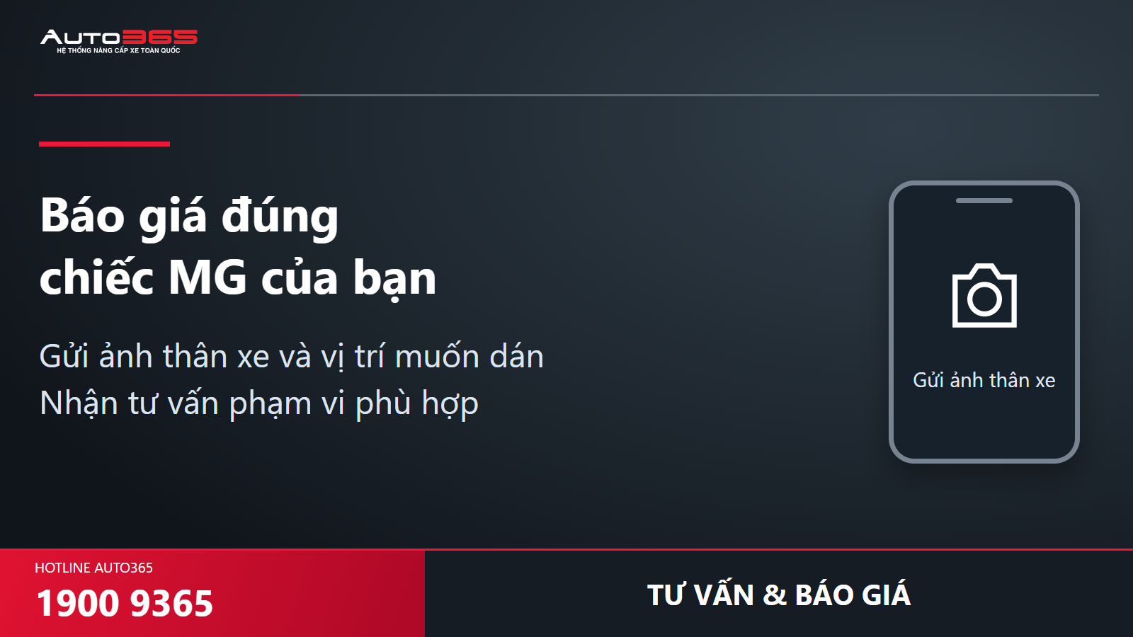Tư vấn PPF MG All New ZS tại Auto365 hotline 1900 9365