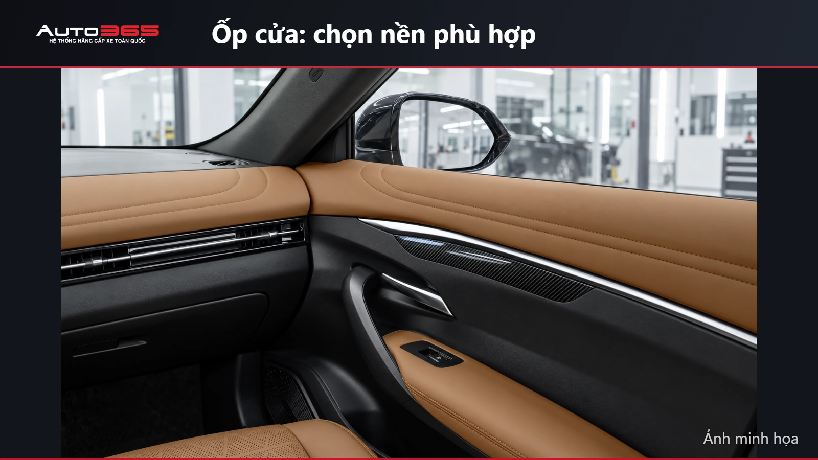 Ảnh minh họa kết quả phim carbon bảo vệ vùng ốp cứng cạnh tay mở cửa VF7