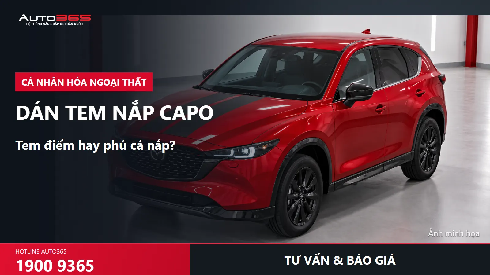 Minh họa mô phỏng: DÁN TEM NẮP CAPO