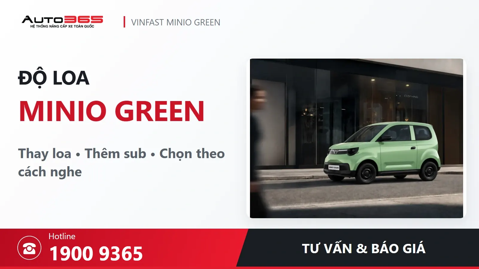 Độ loa Minio Green giá bao nhiêu? Nên thay loa hay thêm sub?