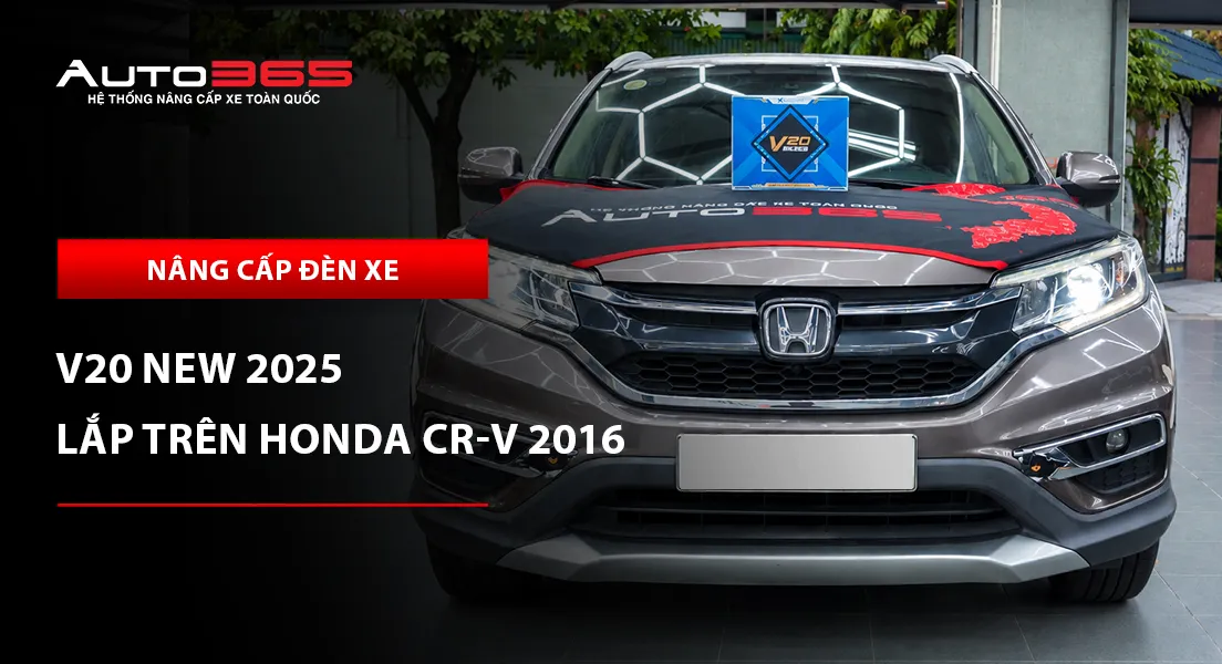 Honda CR-V 2016 2.4 AT lắp bi LED X-Light V20 New 2025