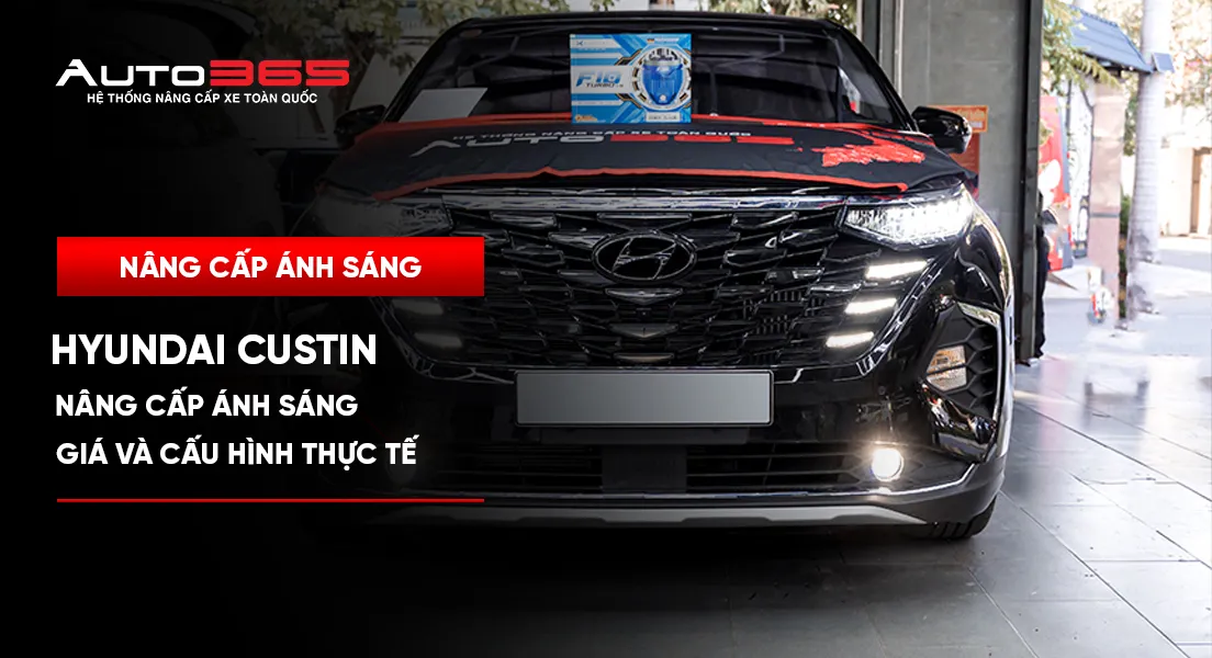 Bi gầm Hyundai Custin: Giá và cấu hình thực tế