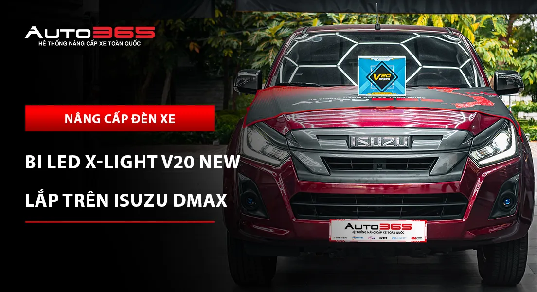 Isuzu D-Max 2018 LS Prestige lắp bi LED X-Light V20 New 2025
