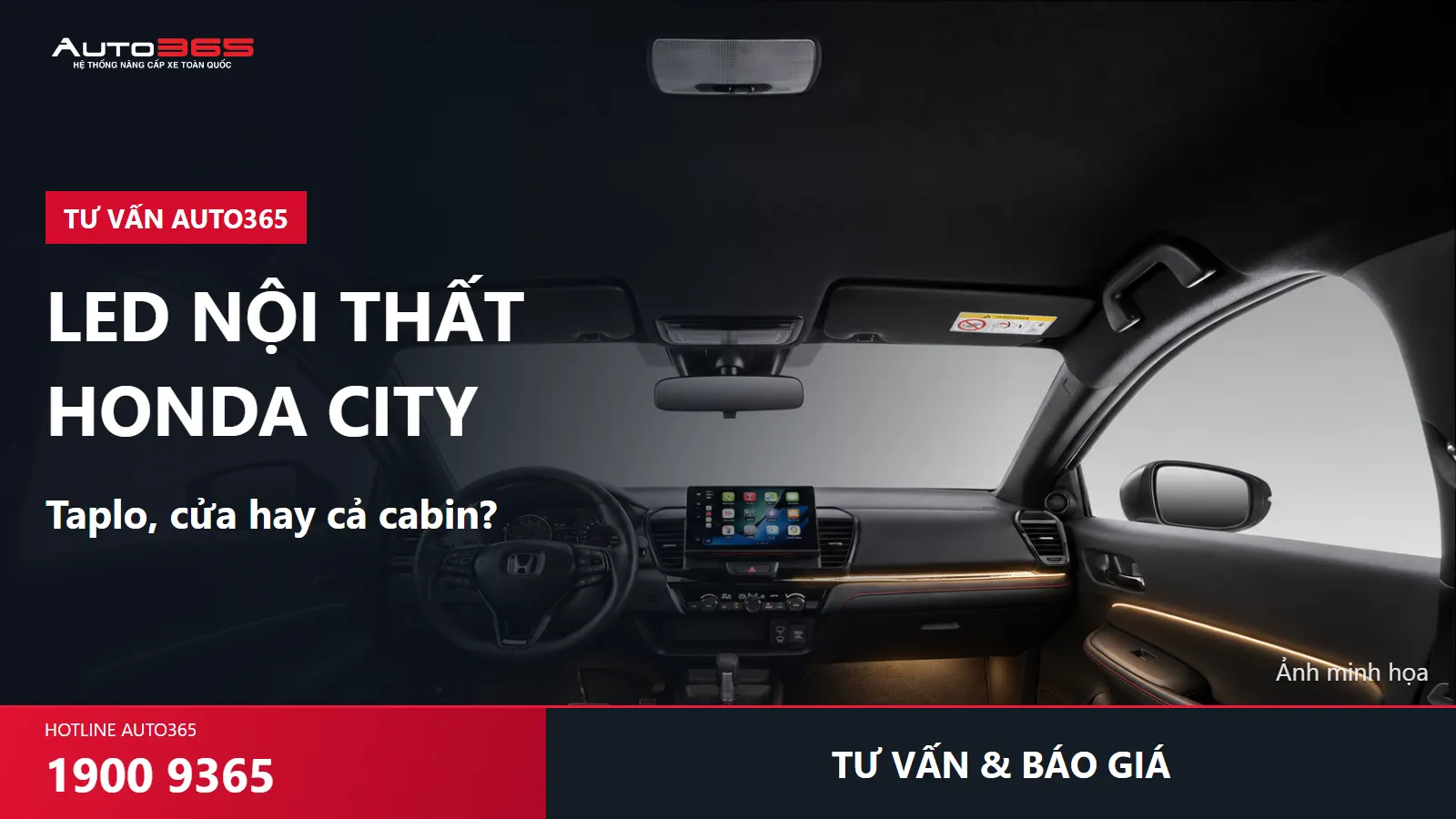 Led Noi That Honda City Gia Bao Nhieu Hero