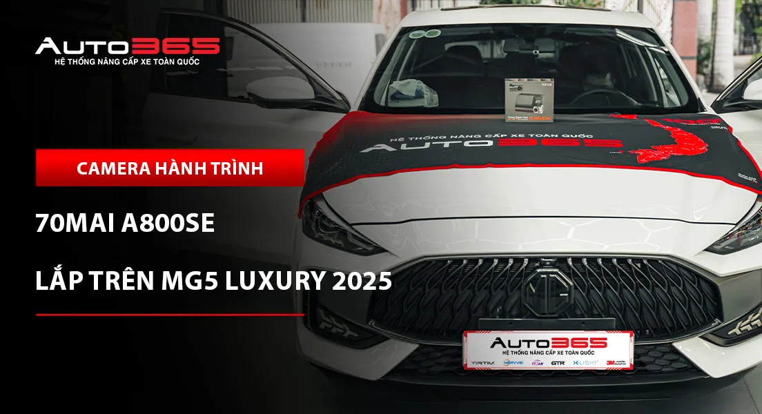 MG5 Luxury 2025 lắp 70mai A800SE hai kênh
