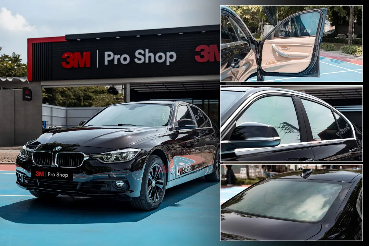 BMW 320i dán phim 3M Ceramic NR tại Auto365 3M Pro Shop