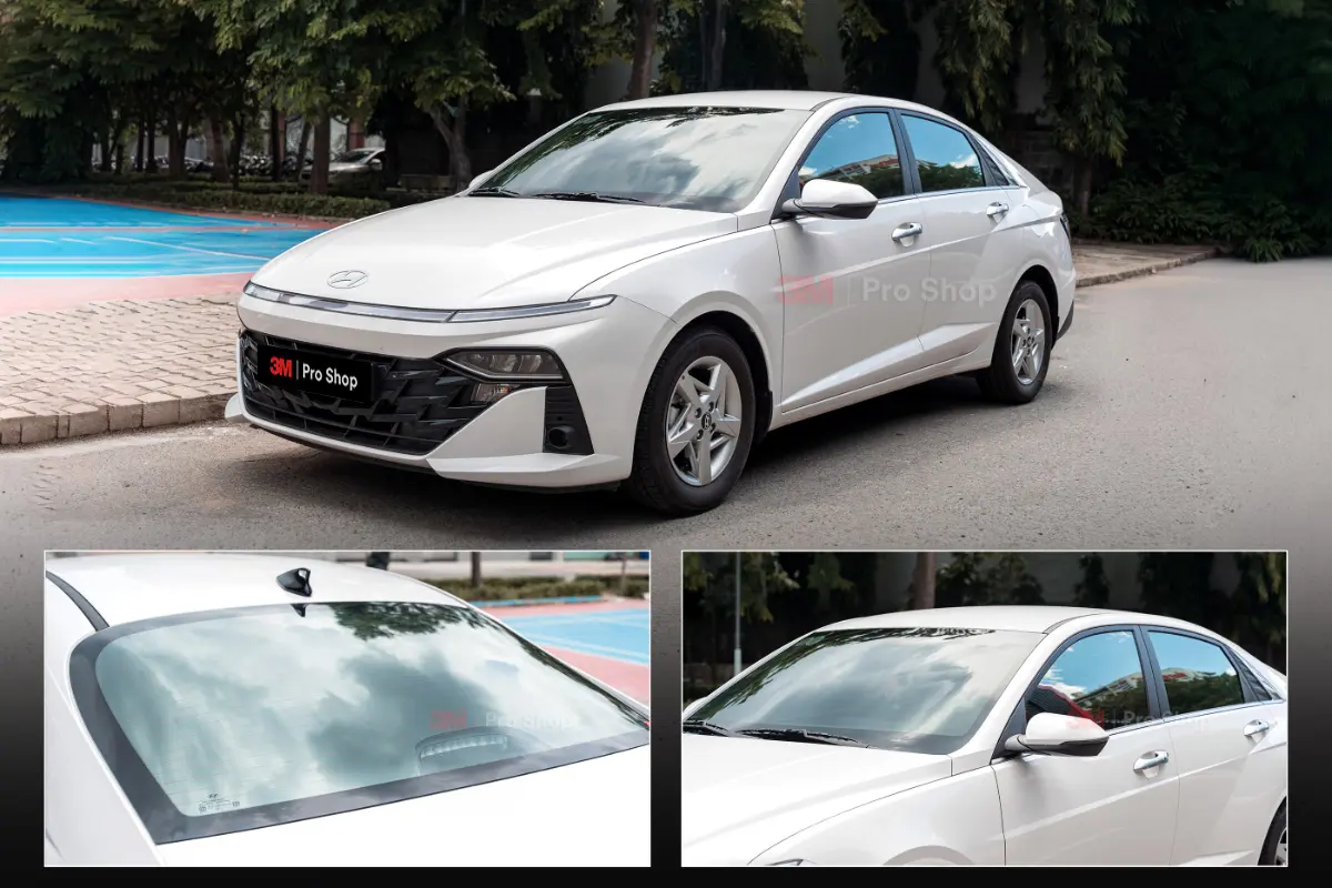 Hyundai Accent 2025 dán phim 3M Ceramic NR tại Auto365 3M Pro Shop
