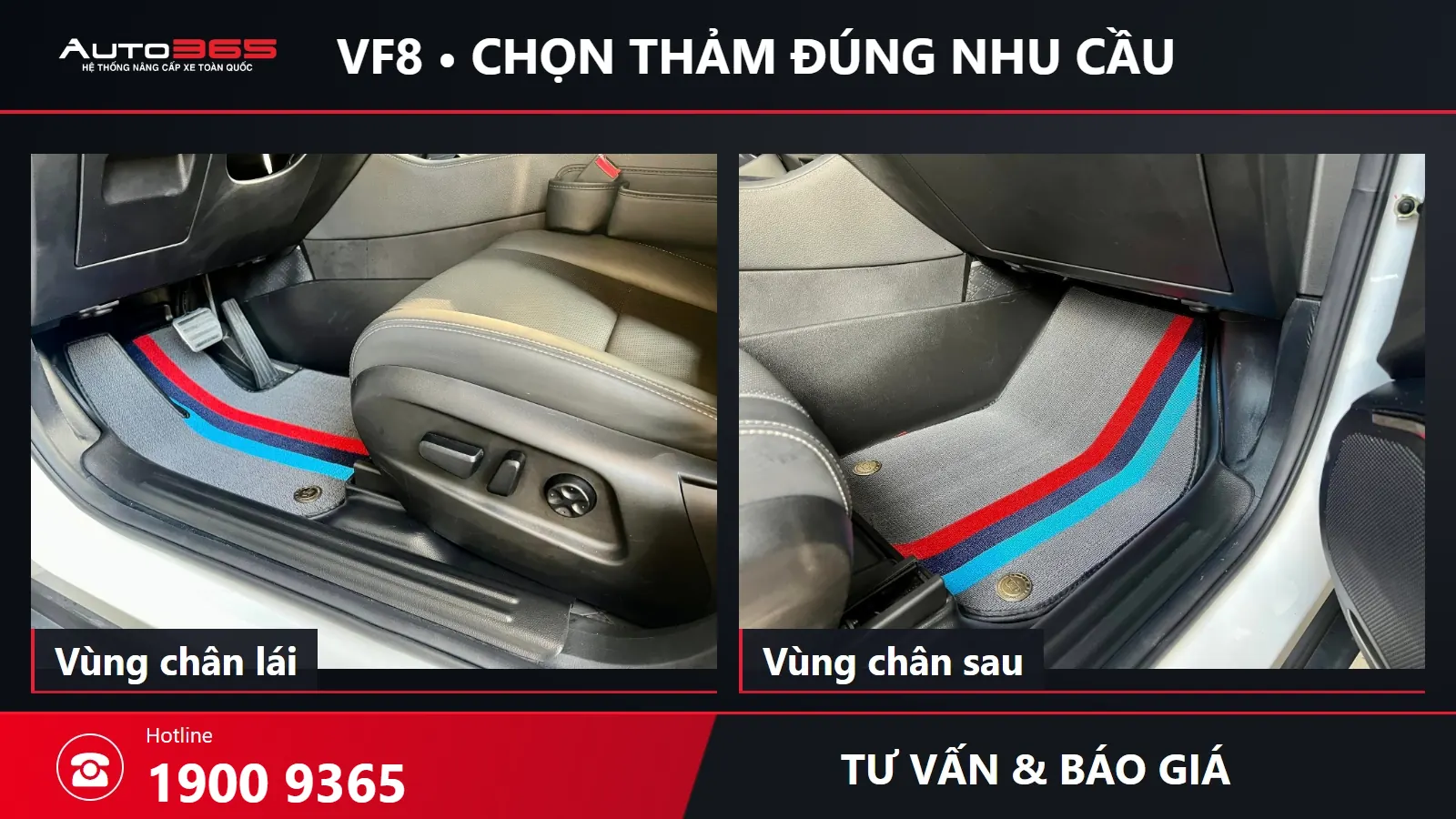 Thảm lót sàn VF8 giá bao nhiêu? Nên chọn thảm rời hay lót sàn phủ rộng?