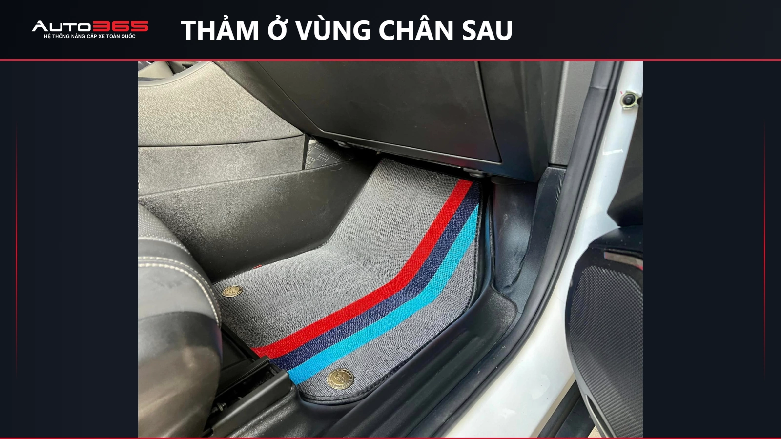 Ảnh nguồn thảm ở vùng chân sau — VinFast VF8