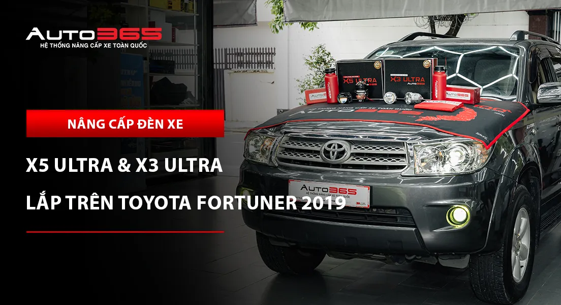 Toyota Fortuner 2011 2.7V lắp combo X5 Ultra và X3 Ultra