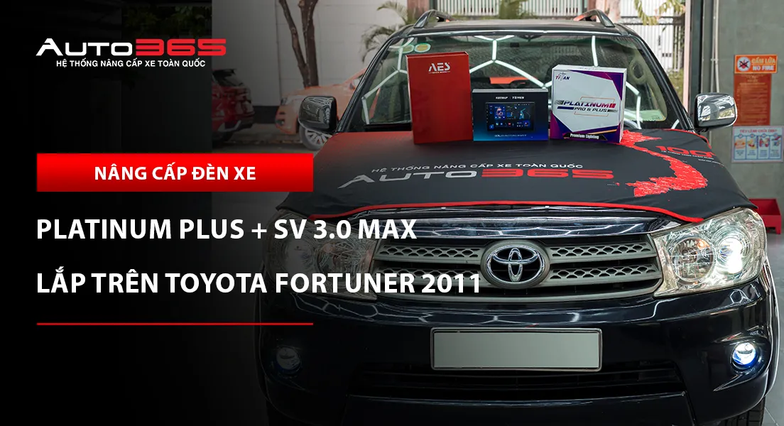 Toyota Fortuner 2011 2.7V lắp Platinum Plus và SV 3.0 Max