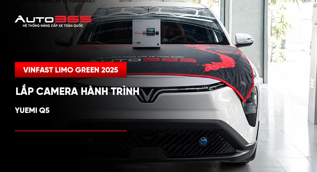 VinFast Limo Green 2025 lắp camera hành trình Yuemi Q5