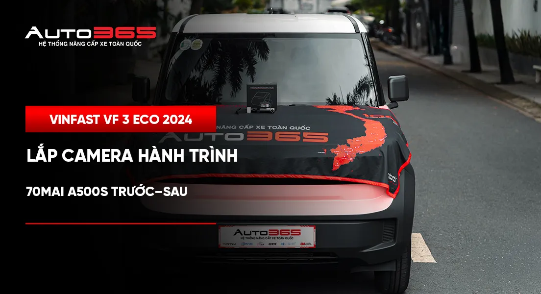 VinFast VF 3 Eco 2024 lắp camera hành trình 70mai A500S