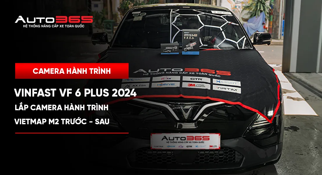 VinFast VF 6 Plus 2024 lắp Vietmap SpeedMap M2 trước–sau