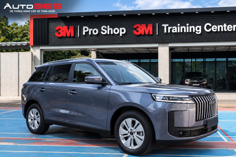Ảnh thực tế ngoại quan Jaecoo J5 sau khi hoàn thiện dán phim cách nhiệt tại Auto365 Trụ Sở Chính