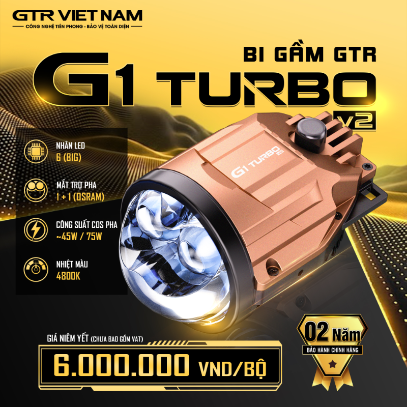 Thực tế thiết kế và lắp đặt bi gầm GTR G1 Turbo V2