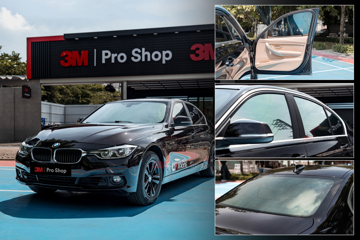 Case BMW dán phim cách nhiệt 3M tại Auto365