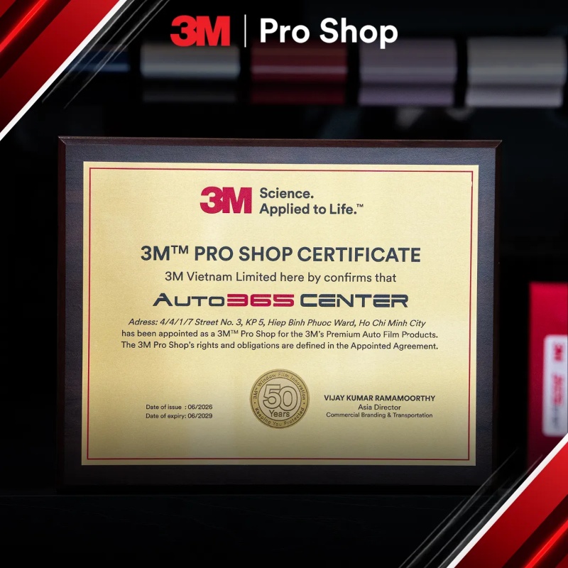 Auto365vn Bang Chung Nhan 3m Pro Shop 3m Training Center 2jpg Img 6a3bc0e9bd8649.79468242 Auto365vn