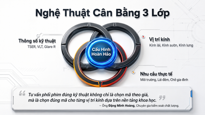 Nên chọn mã phim phù hợp cho từng vị trí 