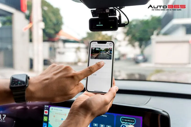 Đối chiếu ứng dụng khi camera hành trình mất đoạn video