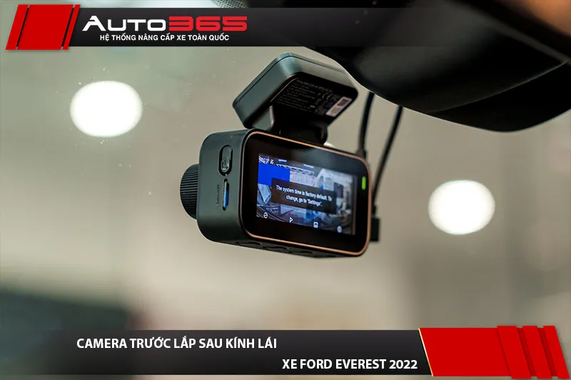 Camera trước 70mai A810 Lite lắp sau kính lái Ford Everest