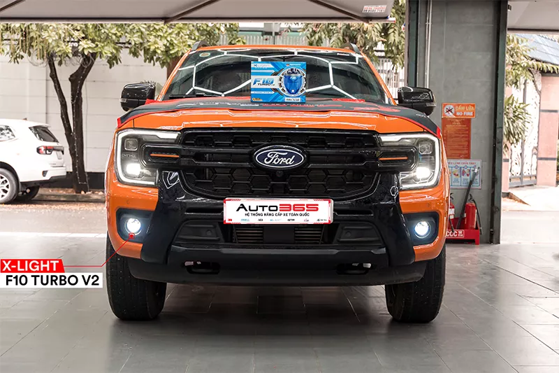 Ford Ranger Wildtrak 2026 lắp X-Light F10 Turbo V2 4300K tại Auto365