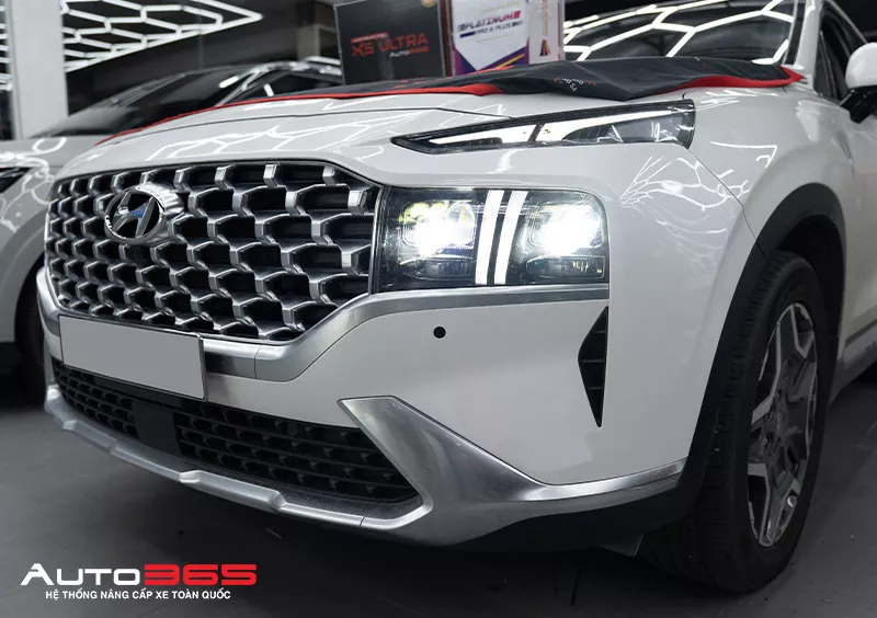 Hyundai Santa Fe 2022 hoàn thiện combo X5 Ultra và Titan Platinum Plus