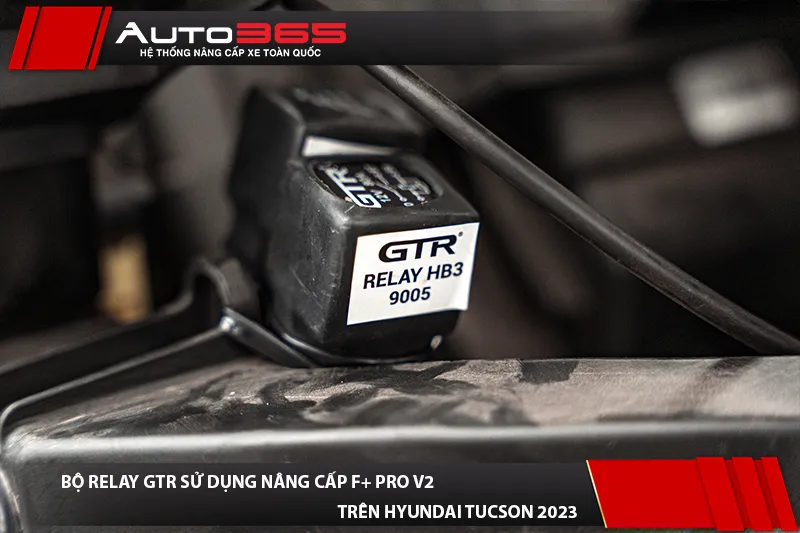 Relay GTR được sử dụng khi lắp X-Light F+ Pro V2 cho Hyundai Tucson 2023